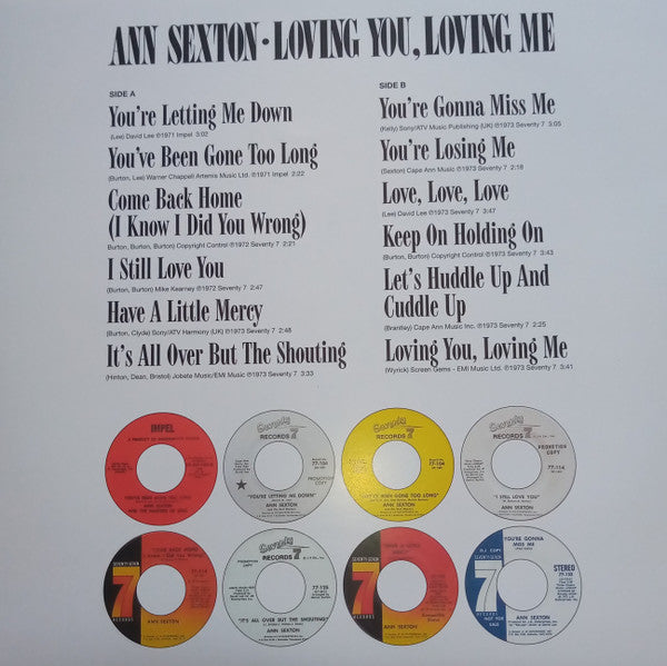 Ann Sexton ~ Loving You, Loving Me (Vinyl) - Djungel & Jazz