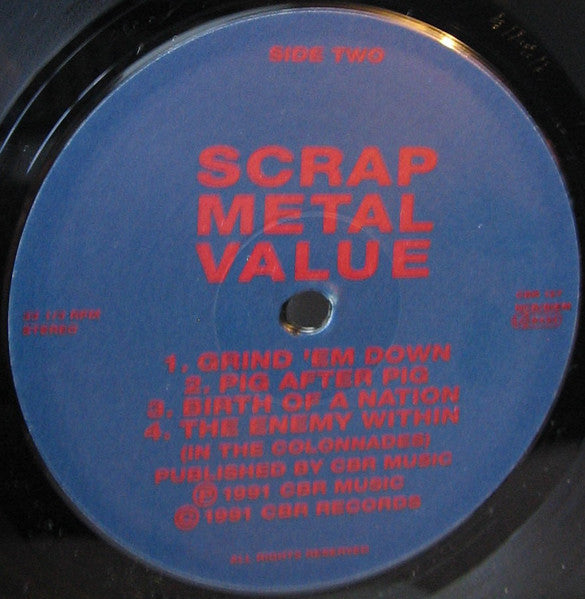 In The Colonnades : Scrap Metal Value (LP, Gat)