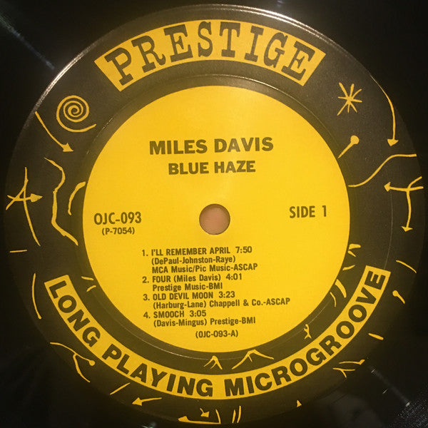 Miles Davis : Blue Haze (LP, Comp, Mono, RE)