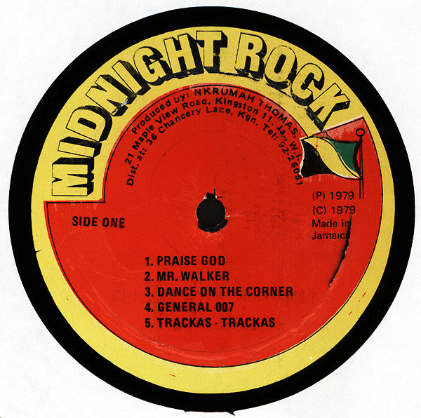 Jah Thomas : Dance On The Corner (LP, Album)
