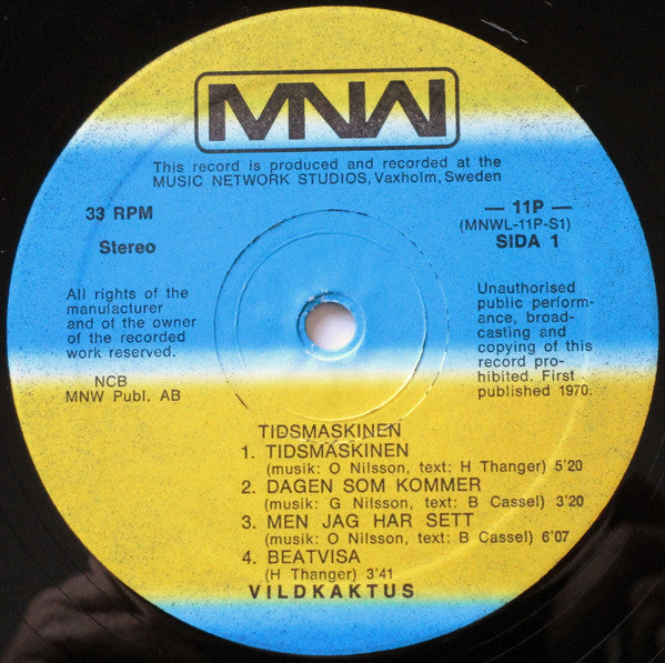 Vildkaktus : Tidsmaskinen (LP, Album)