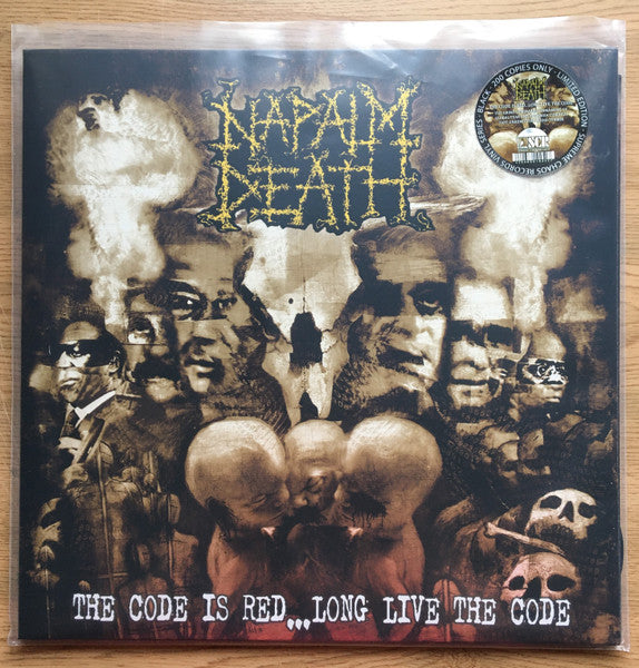Napalm Death ~ The Code Is Red... Long Live The Code (Vinyl) - Djungel & Jazz
