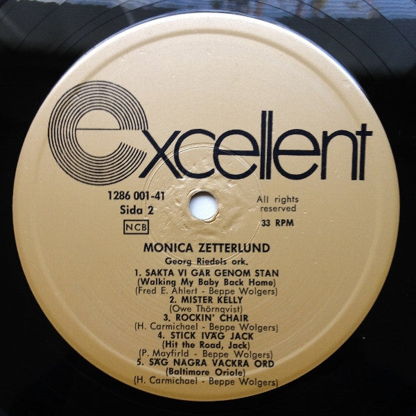 Monica Zetterlund ~ Monica Zetterlund (Vinyl) - Djungel & Jazz