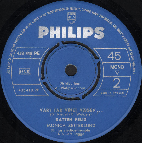 Monica Zetterlund ~ Vilse-Valsen / Vart Tar Vinet Vägen... / Katten Felix (Vinyl) - Djungel & Jazz
