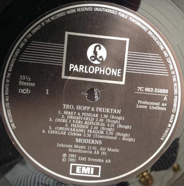 Moderns ~ Tro, Hopp & Fruktan (Vinyl) - Djungel & Jazz