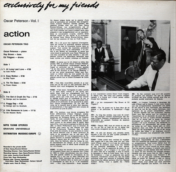 Oscar Peterson : Action (LP, Album)