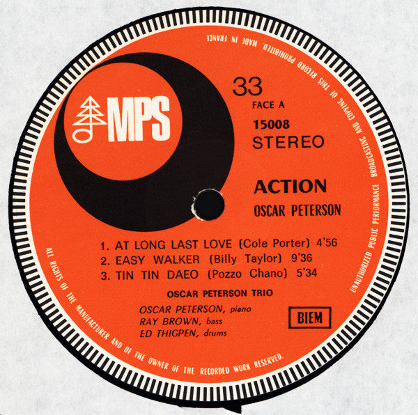 Oscar Peterson : Action (LP, Album)
