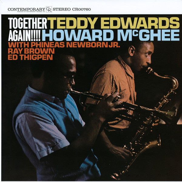 Teddy Edwards / Howard McGhee ~ Together Again! (Vinyl) - Djungel & Jazz