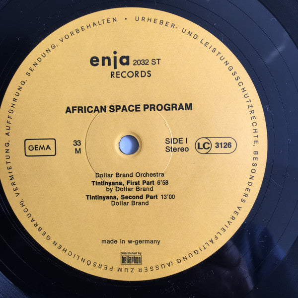 Dollar Brand : African Space Program (LP, Album, RE)