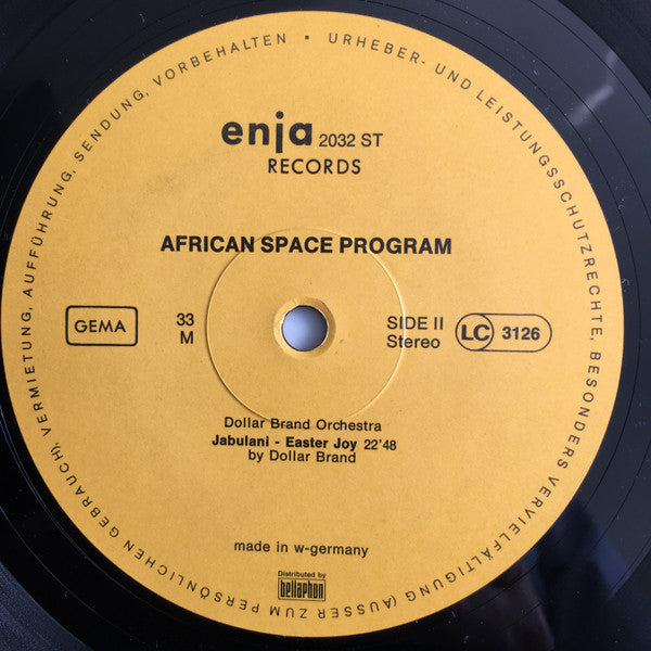 Dollar Brand : African Space Program (LP, Album, RE)