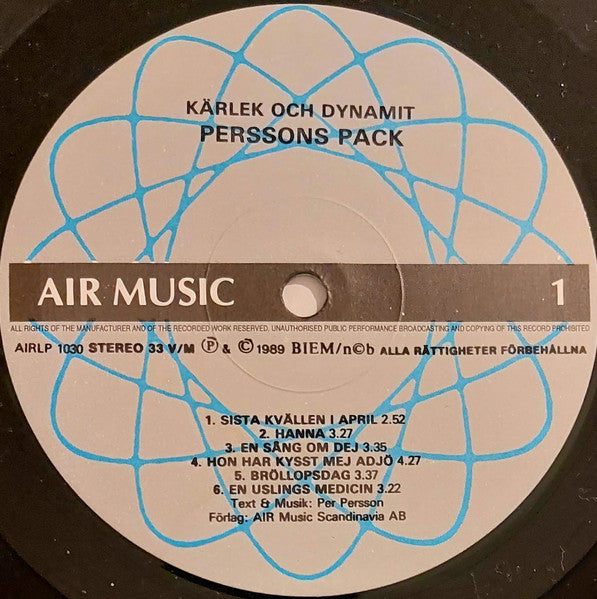 Perssons Pack : Kärlek Och Dynamit (LP, Album)