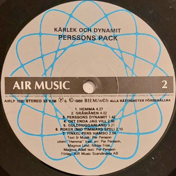 Perssons Pack : Kärlek Och Dynamit (LP, Album)