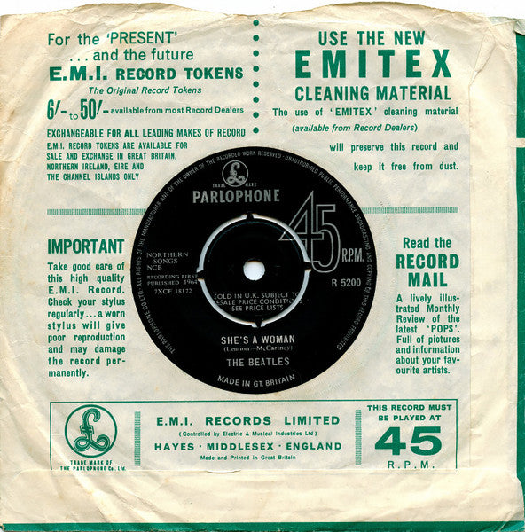 The Beatles ~ I Feel Fine (Vinyl) - Djungel & Jazz