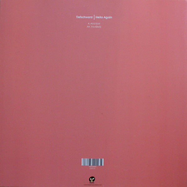 Tiefschwarz ~ Hello Again (Vinyl) - Djungel & Jazz