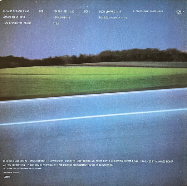 Richard Beirach ~ Elm (Vinyl) - Djungel & Jazz