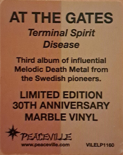 At The Gates ~ Terminal Spirit Disease (Vinyl) - Djungel & Jazz