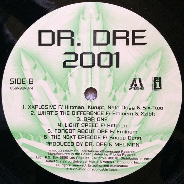 Dr. Dre ~ 2001 (Vinyl) - Djungel & Jazz