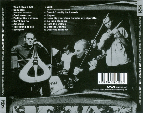 Fläskkvartetten Med Freddie Wadling ~ Vita Droppar (En Samling 1987-1998) (Vinyl) - Djungel & Jazz