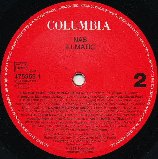 Nas ~ Illmatic (Vinyl) - Djungel & Jazz