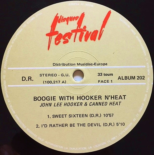 Canned Heat & John Lee Hooker : Sweet Sixteen (LP, Comp)