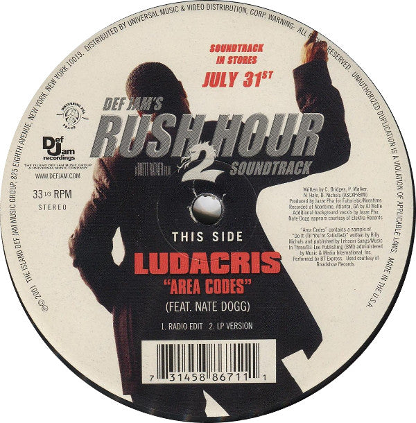 Ludacris ~ Area Codes (Vinyl) - Djungel & Jazz