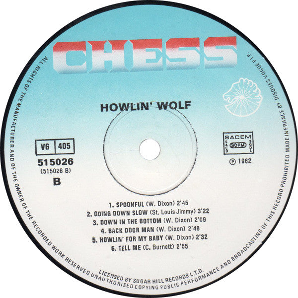 Howlin' Wolf ~ Howlin' Wolf (Vinyl) - Djungel & Jazz