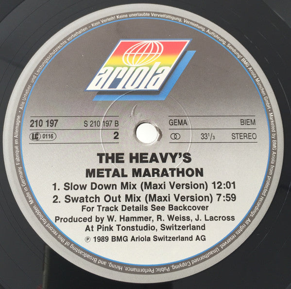 The Heavy's* : Metal Marathon (LP, Album, Mixed)