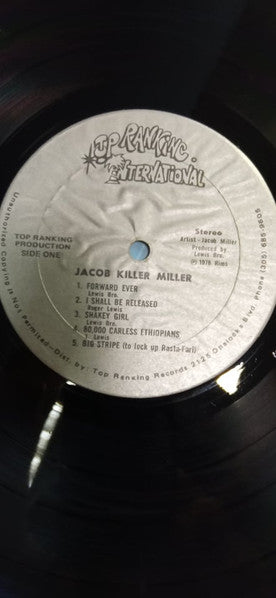 Jacob Miller ~ Jacob "Killer" Miller (Vinyl) - Djungel & Jazz