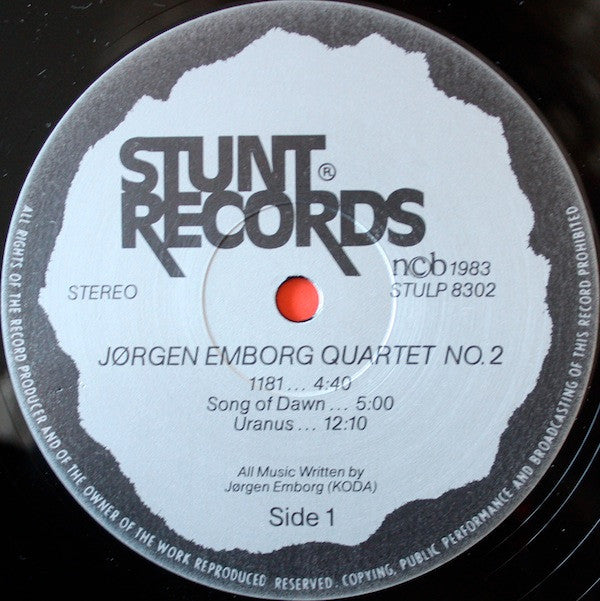Jørgen Emborg Quartet ~ No. 2 (Vinyl) - Djungel & Jazz