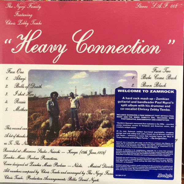 The Ngozi Family Featuring Chris Zebby Tembo ~ Heavy Connection (Vinyl) - Djungel & Jazz