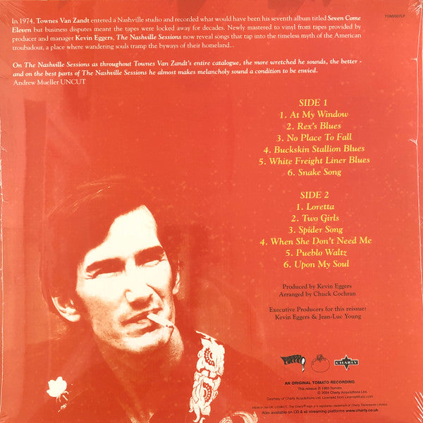 Townes Van Zandt ~ The Nashville Sessions (Vinyl) - Djungel & Jazz