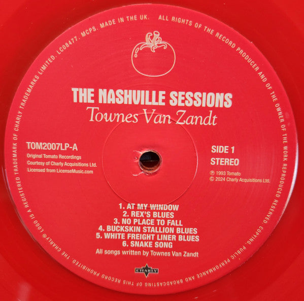 Townes Van Zandt ~ The Nashville Sessions (Vinyl) - Djungel & Jazz