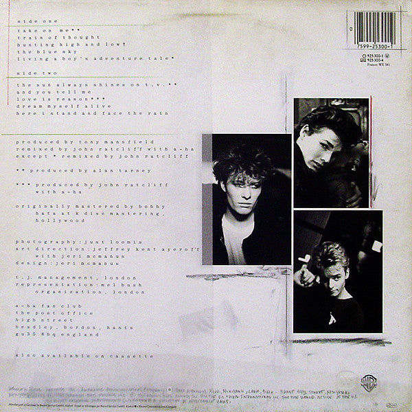 a-ha : Hunting High And Low (LP, Album)