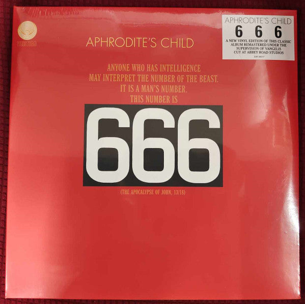 Aphrodite's Child ~ 666 (The Apocalypse Of John 13/18) (Vinyl) - Djungel & Jazz
