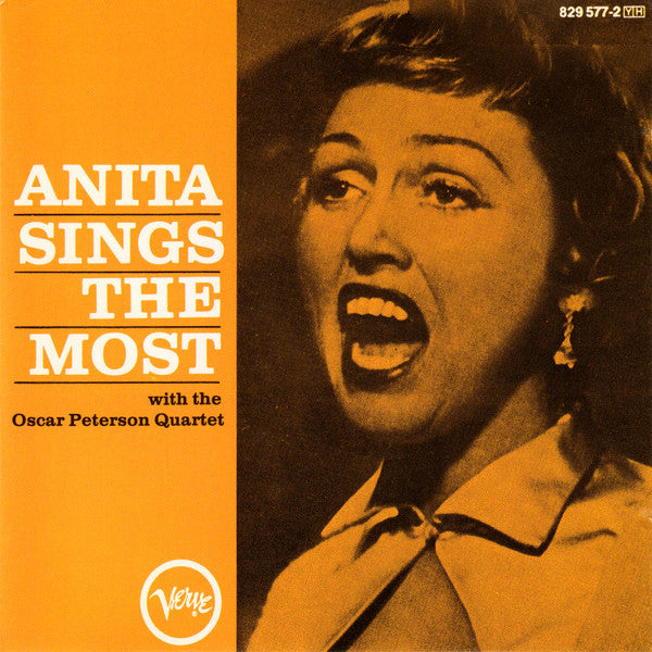 Anita O'Day With The Oscar Peterson Quartet ~ Anita Sings The Most (Vinyl) - Djungel & Jazz