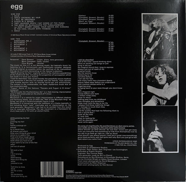 Egg ~ Egg (Vinyl) - Djungel & Jazz