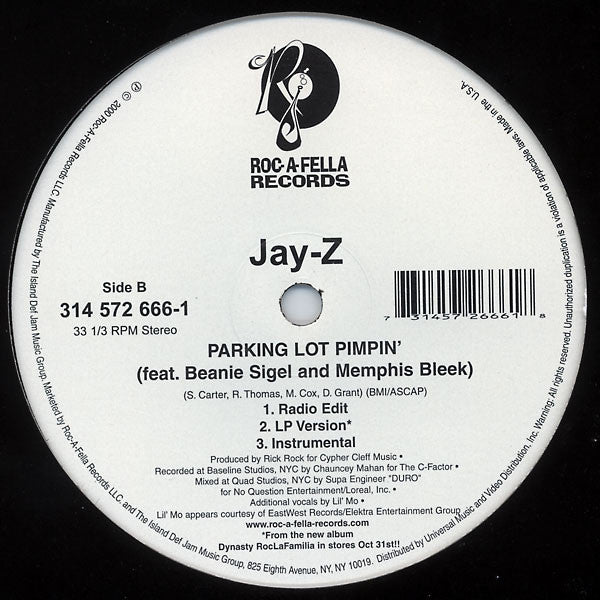 Jay-Z ~ I Just Wanna Love U (Give It 2 Me) (Vinyl) - Djungel & Jazz