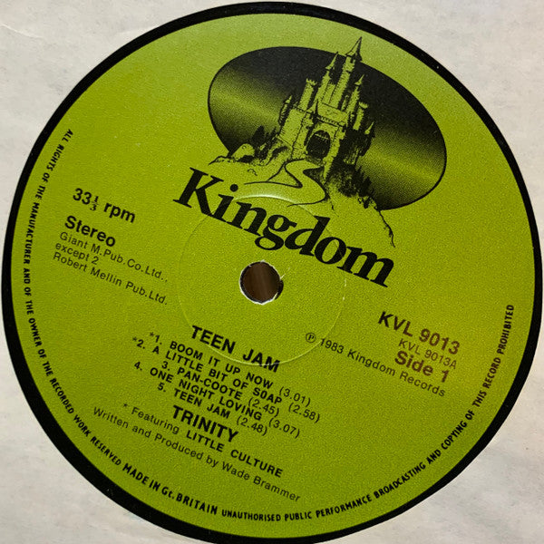 Trinity (4) Featuring Little Culture : Teen Jam (LP, Album)