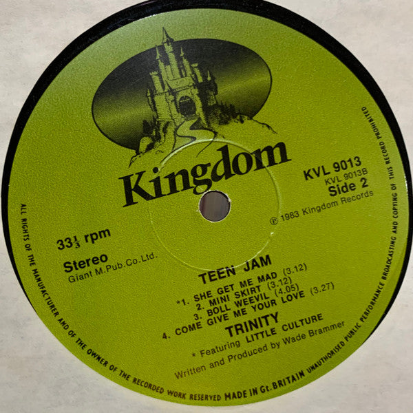 Trinity (4) Featuring Little Culture : Teen Jam (LP, Album)