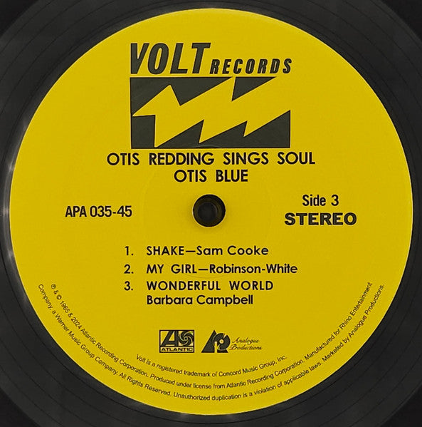 Otis Redding ~ Otis Blue / Otis Redding Sings Soul (Vinyl) - Djungel & Jazz