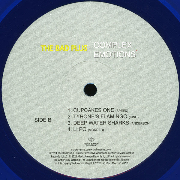 The Bad Plus ~ Complex Emotions (Vinyl) - Djungel & Jazz