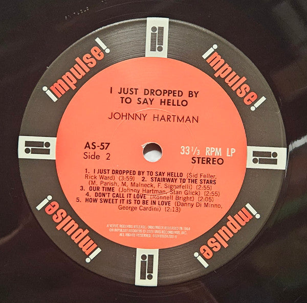 Johnny Hartman ~ I Just Dropped By To Say Hello (Vinyl) - Djungel & Jazz