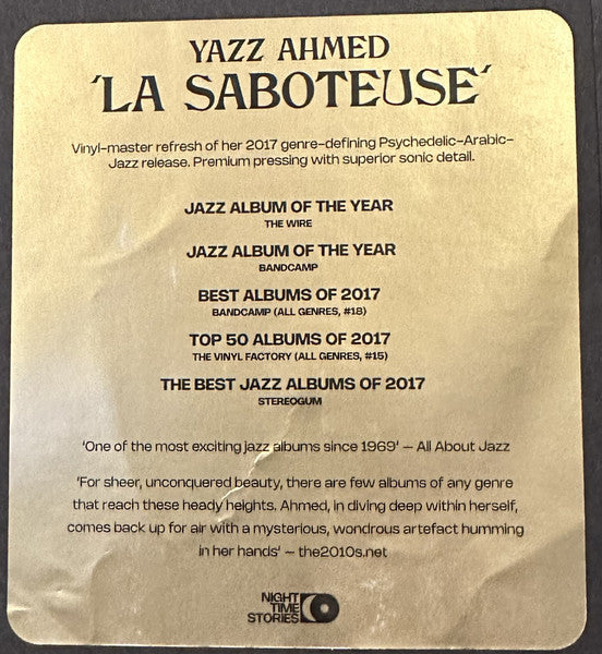 Yazz Ahmed ~ La Saboteuse (Vinyl) - Djungel & Jazz
