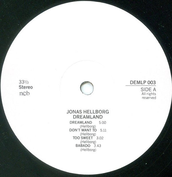 Jonas Hellborg ~ Dreamland (Vinyl) - Djungel & Jazz