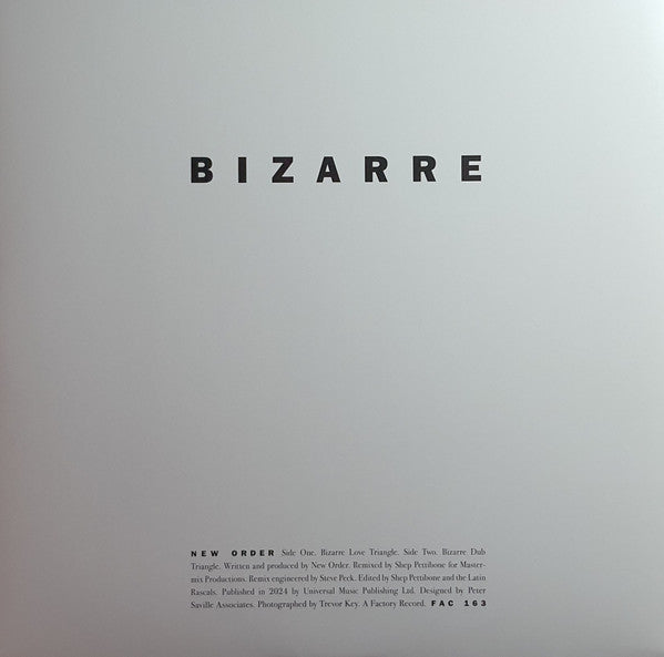 New Order ~ Bizarre Love Triangle (Vinyl) - Djungel & Jazz