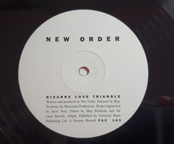 New Order ~ Bizarre Love Triangle (Vinyl) - Djungel & Jazz