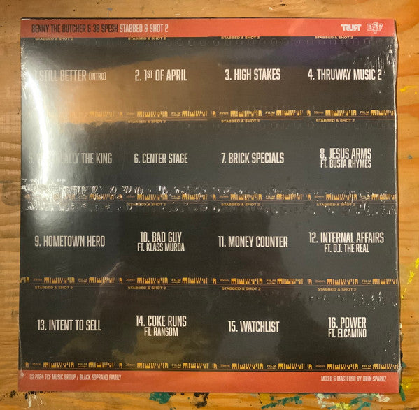 Benny & 38 Spesh ~ Stabbed & Shot 2 (Vinyl) - Djungel & Jazz