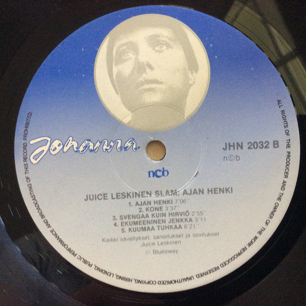 Juice Leskinen Slam : Ajan Henki (LP, Album, Jea)
