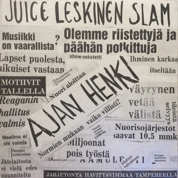 Juice Leskinen Slam : Ajan Henki (LP, Album, Jea)
