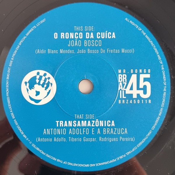 João Bosco / Antonio Adolfo E A Brazuca ~ O Ronco Da Cuíca / Transamazônica (Vinyl) - Djungel & Jazz